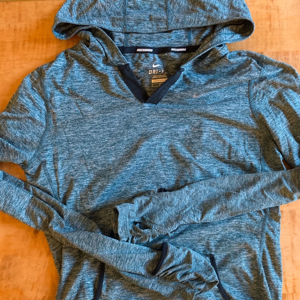Nike women’s DRI-FIT running hoodie, size S